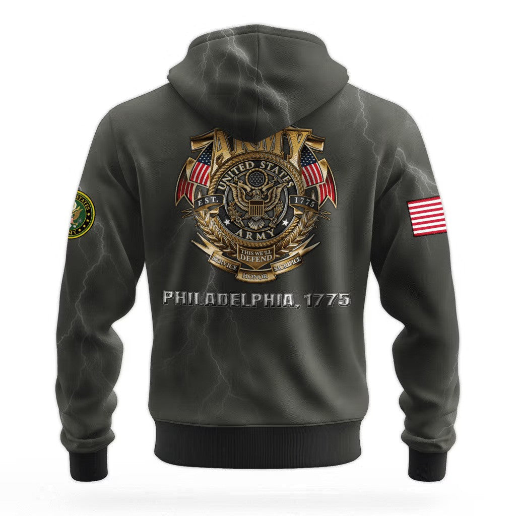 US Army This We'll Defend 250Th Anniversary Hoodie 1775 2025 Best Gift For Army Veteran - Lilybirchmarket