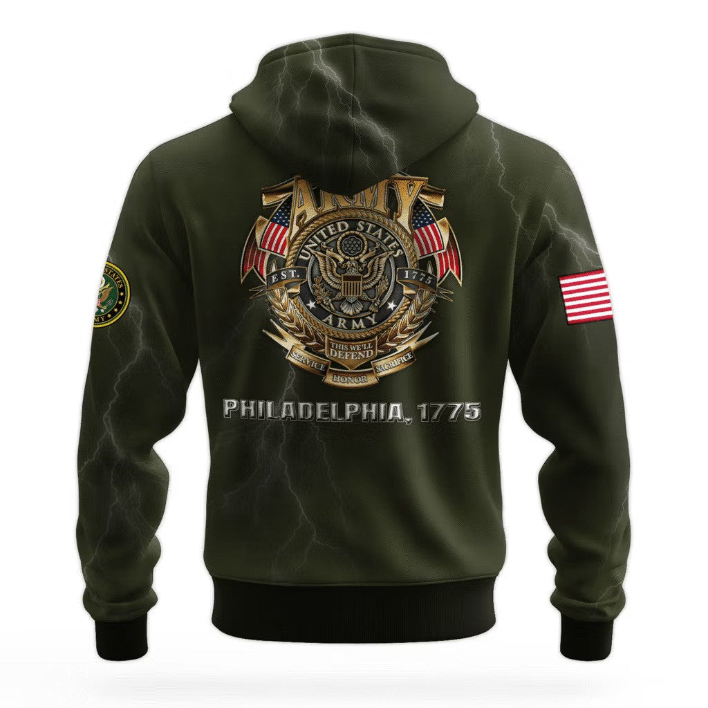 US Army This We'll Defend 250Th Anniversary Hoodie 1775 2025 Best Veterans Day Gifts - Lilybirchmarket