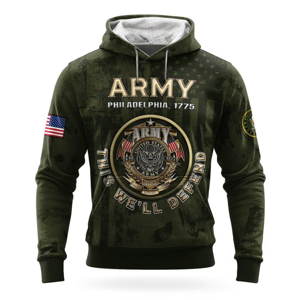 US Army This We'll Defend 250Th Anniversary Hoodie 1775 2025 Gifts For An Army Veteran - Lilybirchmarket