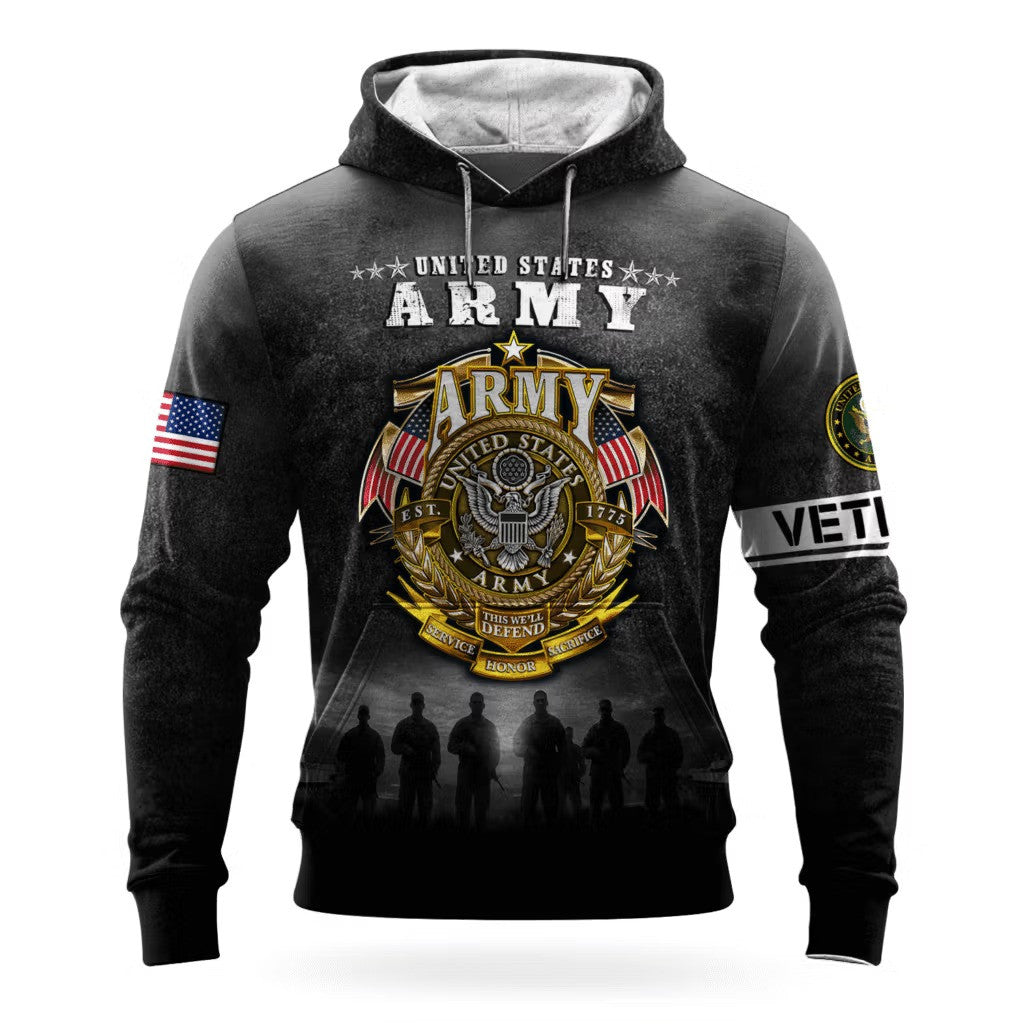US Army This We'll Defend 250Th Anniversary Hoodie 2025 Christmas Gifts For Army Veterans - Lilybirchmarket