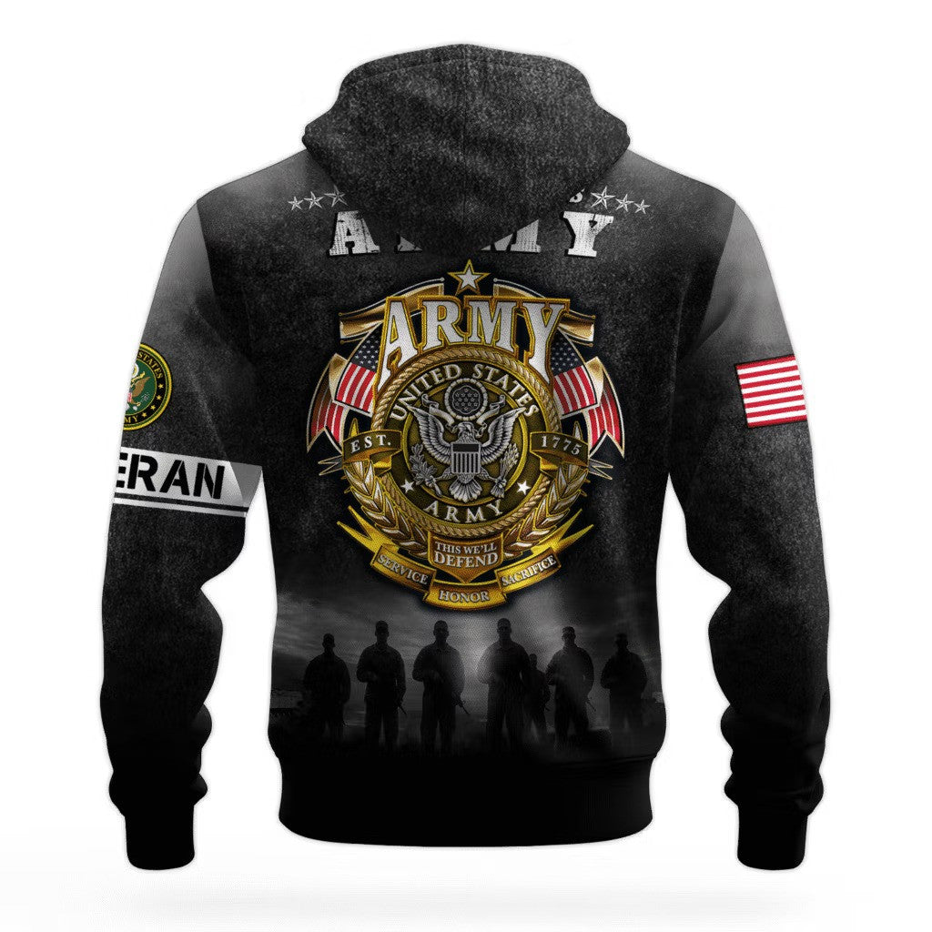 US Army This We'll Defend 250Th Anniversary Hoodie 2025 Christmas Gifts For Army Veterans - Lilybirchmarket