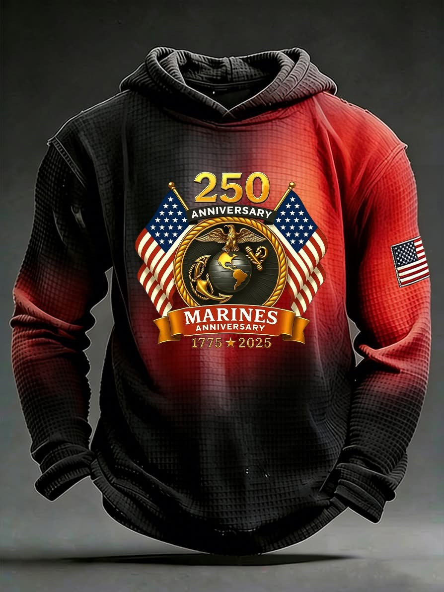 US Marines 250Th Anniversary Hoodie 1775 2025 USMC Merch Best Marine Corps Clothing - Lilybirchmarket