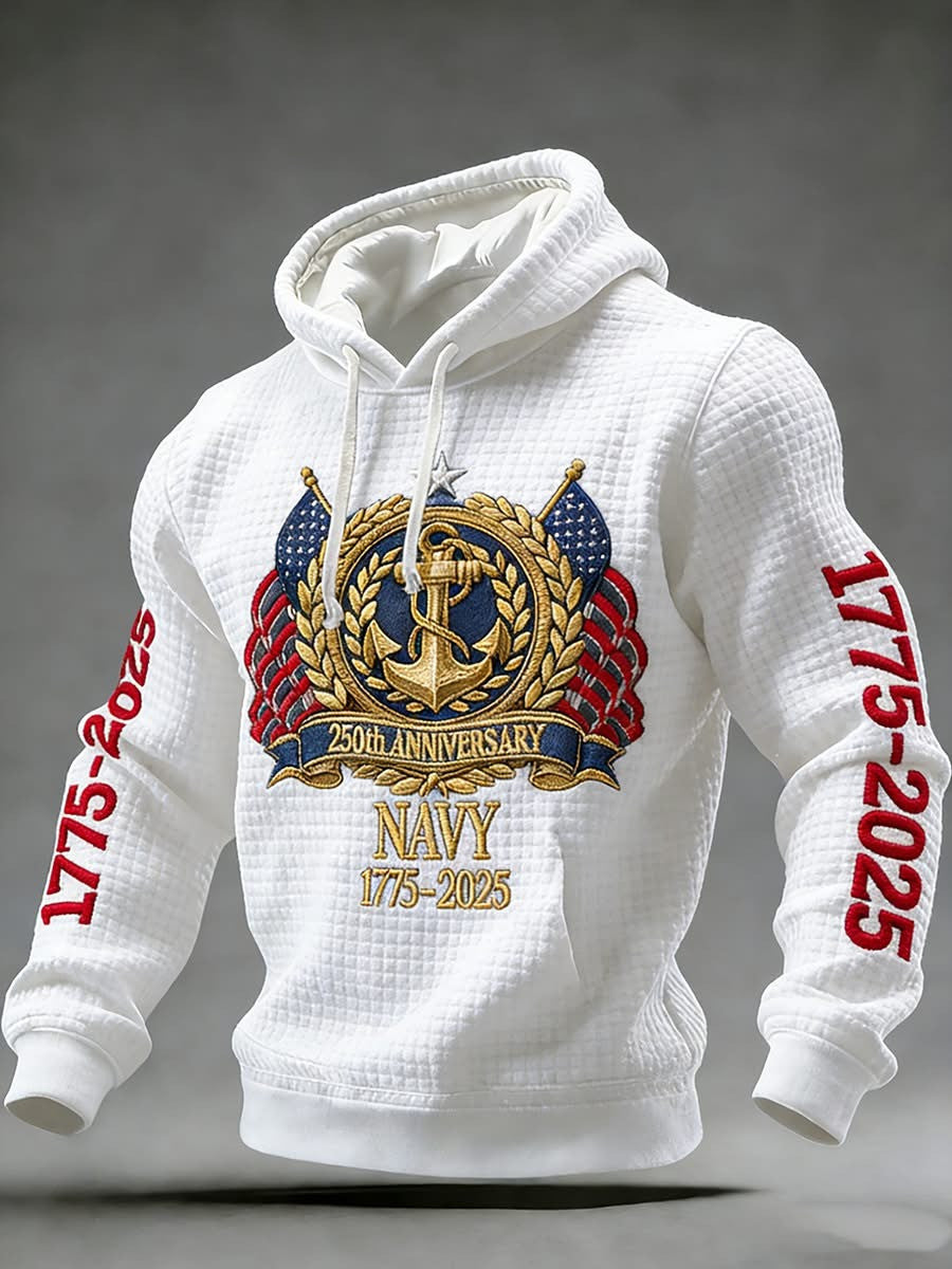 US Navy 250Th Anniversary 1775 20205 Hoodie Men's Best United States Navy Veteran Clothing - Lilybirchmarket