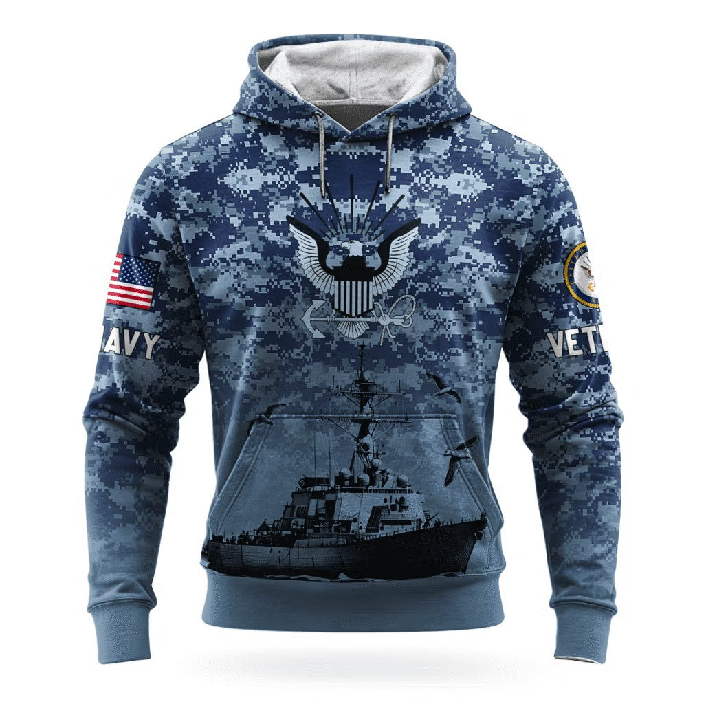 US Navy 250Th Anniversary Camo Hoodie 1775 2025 USN Merch Good Gifts For Veterans Day - Lilybirchmarket