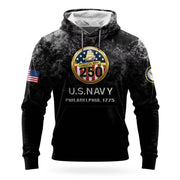 US Navy 250Th Anniversary Hoodie 1775 2025 USN Merch Navy Veteran Apparel Best Gift Ideas - Lilybirchmarket