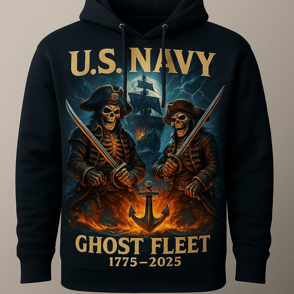 U.S. Navy Ghost Fleet 1775 2025 Hoodie 250Th Anniversary Merch Christmas Gifts For Men - Lilybirchmarket