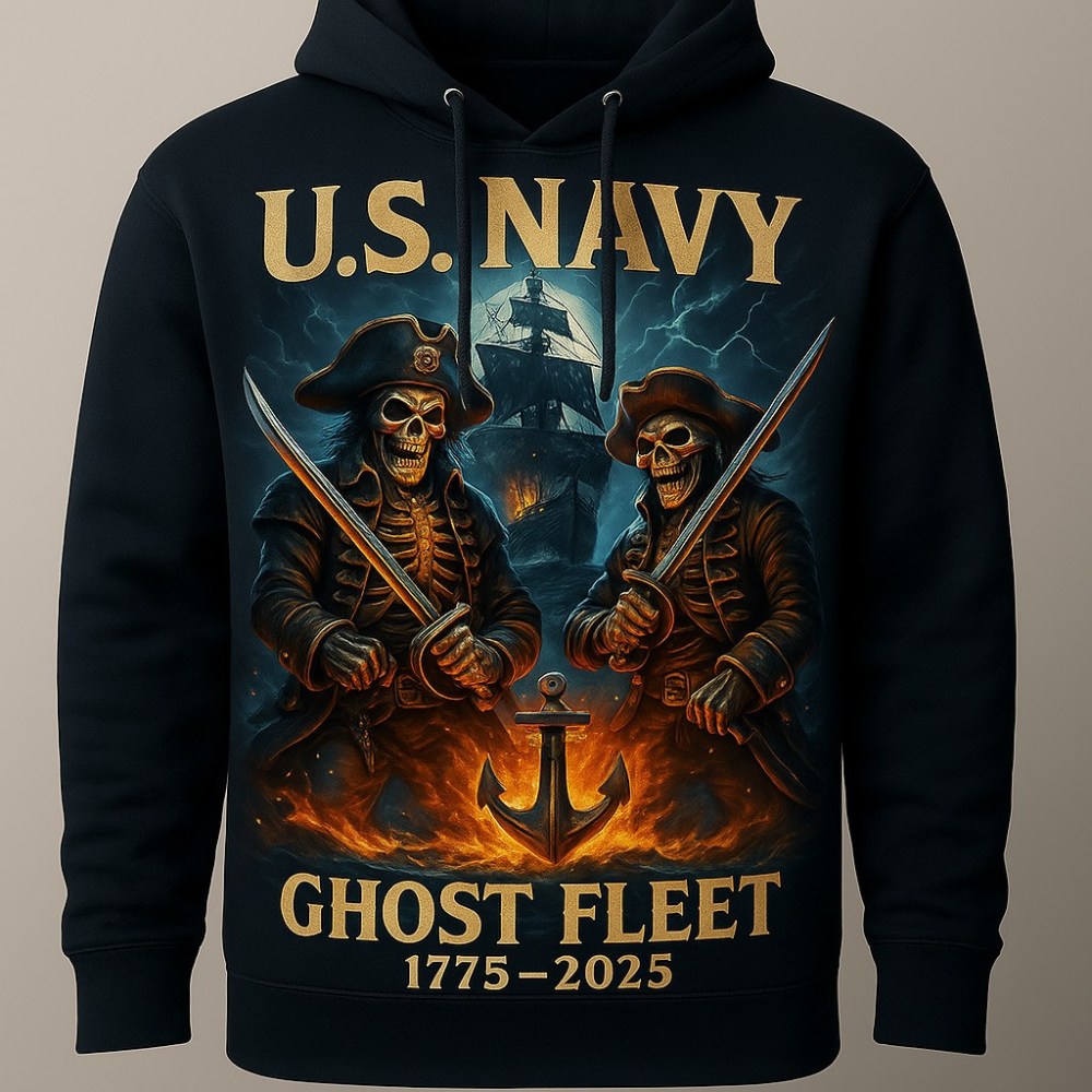 U.S. Navy Ghost Fleet 1775 2025 Hoodie 250Th Anniversary Merch Christmas Gifts For Men - Lilybirchmarket