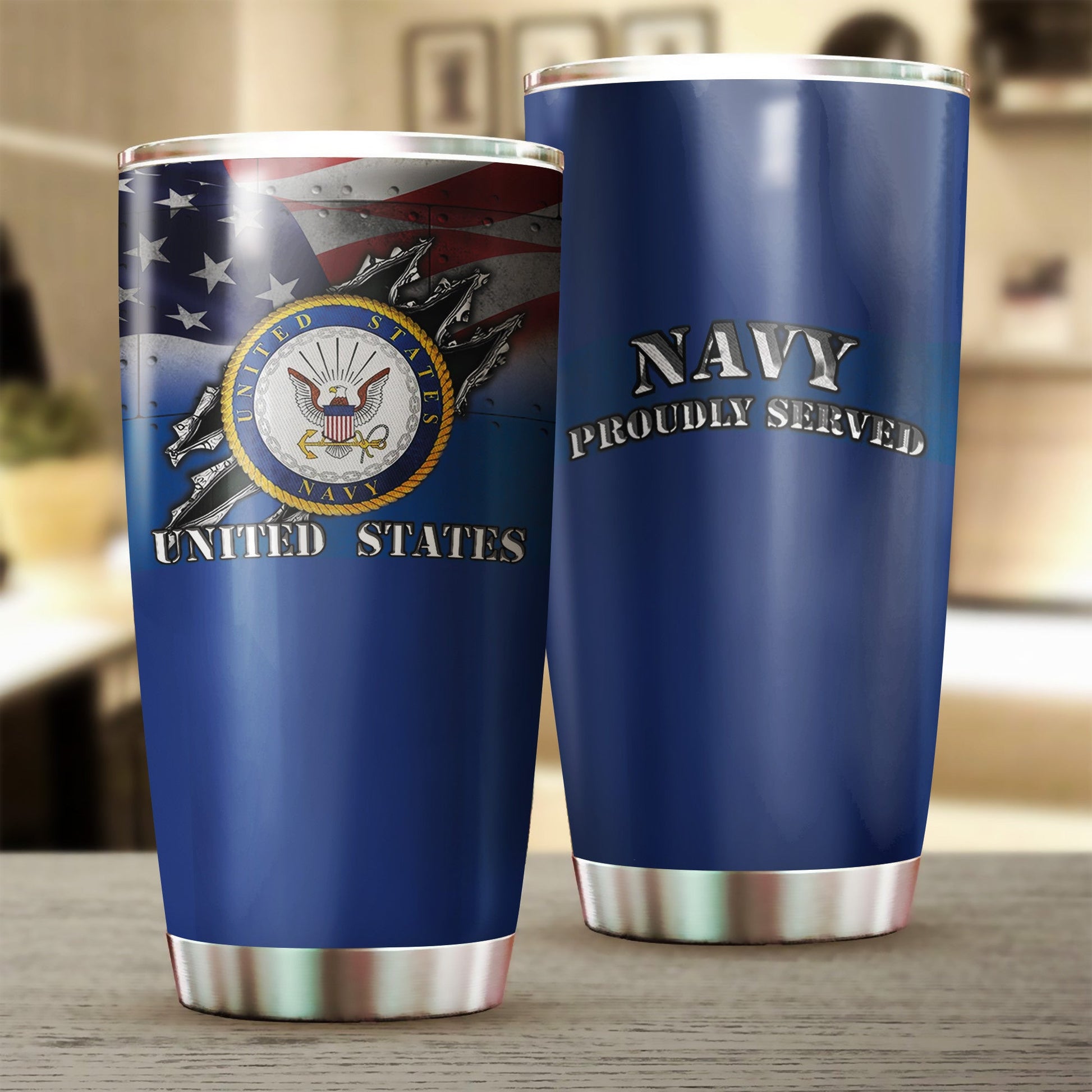 US Navy Proud Served Cap Logo Honor Navy Veteran Retirement Gift Independence Day - Lilybirchmarket