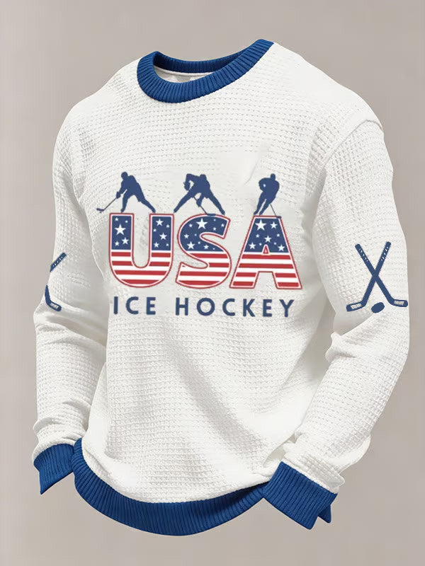 USA 2026 Ice Hockey Sweatshirt Game Day Shirt Best Gifts For Hockey Fans - Lilybirchmarket