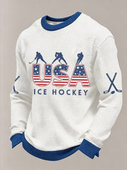USA 2026 Ice Hockey Sweatshirt Game Day Shirt Best Gifts For Hockey Fans - Lilybirchmarket