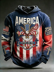 USA 250 Of Years Liberty Finding True Liberty In Christ Hoodie Faith Apparel Christian Gifts - Lilybirchmarket