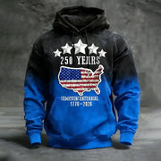 USA 250 Years 1776 2026 Semiquincentennial Hoodie Independence Day Hoodie Patriotic Gifts - Lilybirchmarket