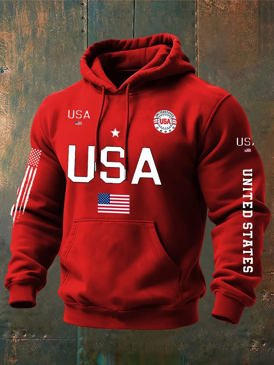 USA 250Th Anniversary Hoodie Independence Day Hooded Sweatshirt Gifts For Patriots - Lilybirchmarket