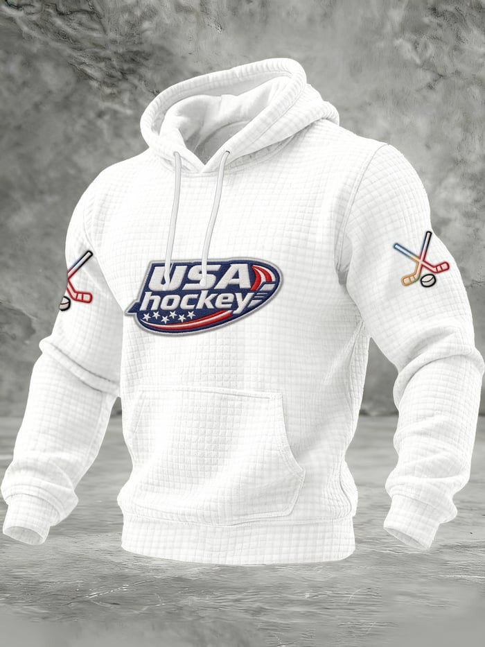 USA Hockey 2026 Winter Olympics Hoodie Game Day Sports Apparel Gifts For Hockey Enthusiasts - Lilybirchmarket