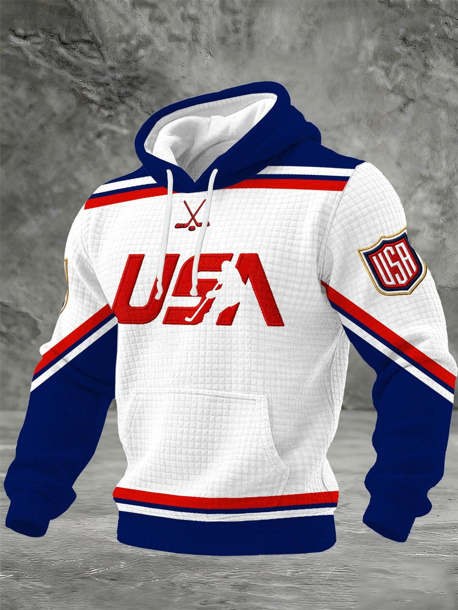 USA Hockey 2026 Winter Olympics Hoodie Game Day Team USA Merch Gift Ideas For Hockey Fans - Lilybirchmarket