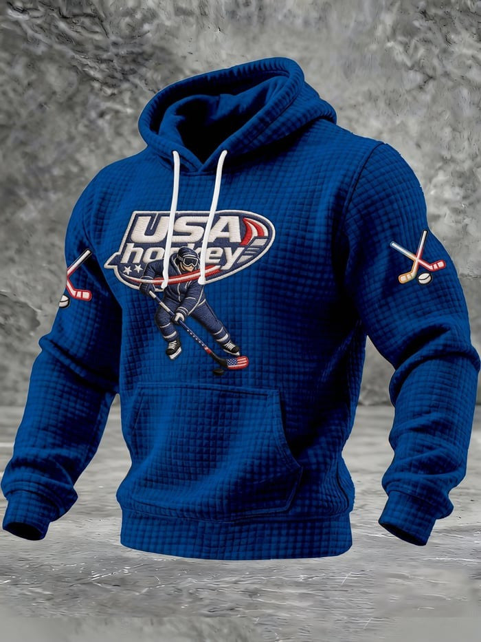 USA Hockey 2026 Winter Olympics Hoodie Trendy Gameday Outfits Presents For Hockey Fans - Lilybirchmarket