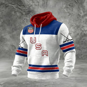 USA Hockey Team 2026 Hoodie Team USA Hockey Hooded Sweatshirt Best Gift For Husband - Lilybirchmarket