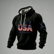 USA Ice Hockey 2026 Winter Olympic Hoodie USA Hockey Gold Apparel Cool Gift For Fans - Lilybirchmarket