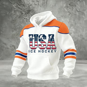 USA Ice Hockey 2026 Winter Olympic Hoodie USA Hockey Team Apparel Present Idea - Lilybirchmarket