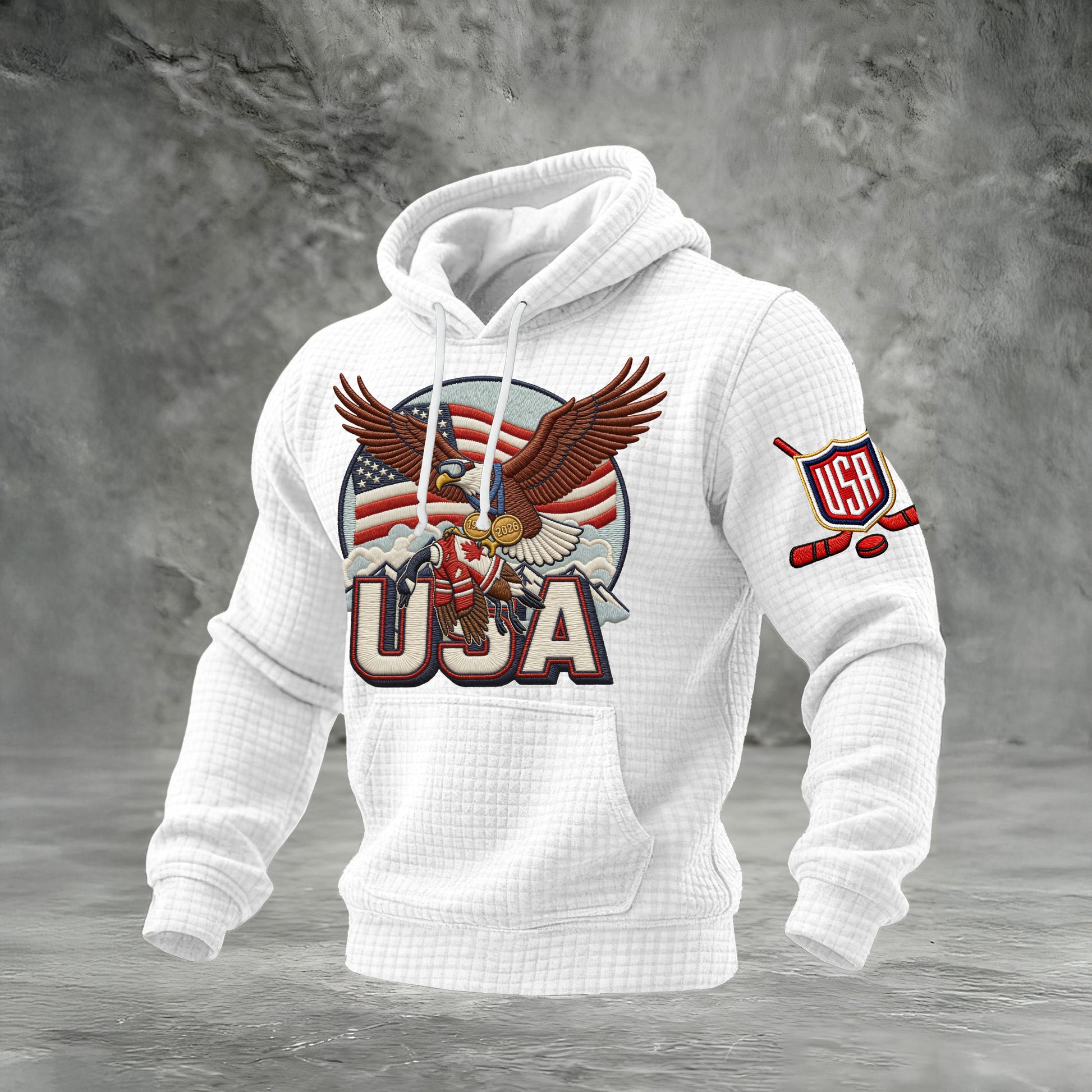 USA Ice Hockey 2026 Winter Olympic Hoodie USA Ice Hockey Apparel Good Gift For Fan - Lilybirchmarket