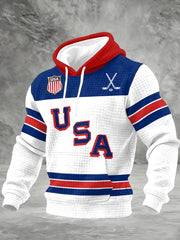 USA Ice Hockey 2026 Winter Olympics Hoodie Men's Team USA Merch Clothing Fan Gear - Lilybirchmarket