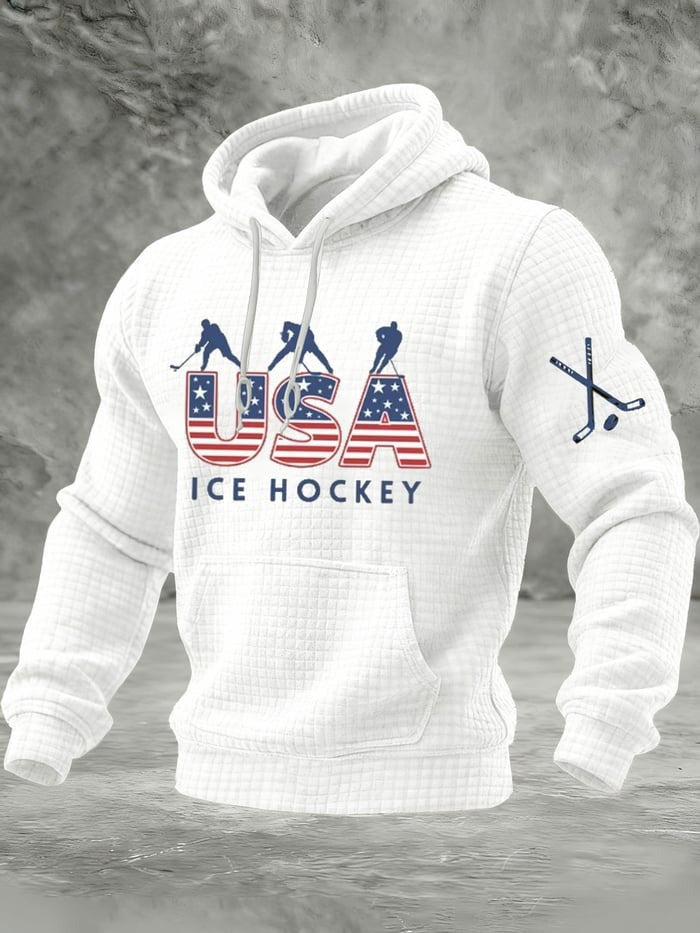 USA Ice Hockey 2026 Winter Olympics Hoodie Team USA Hockey Merch Apparel Fan Gear Gifts - Lilybirchmarket