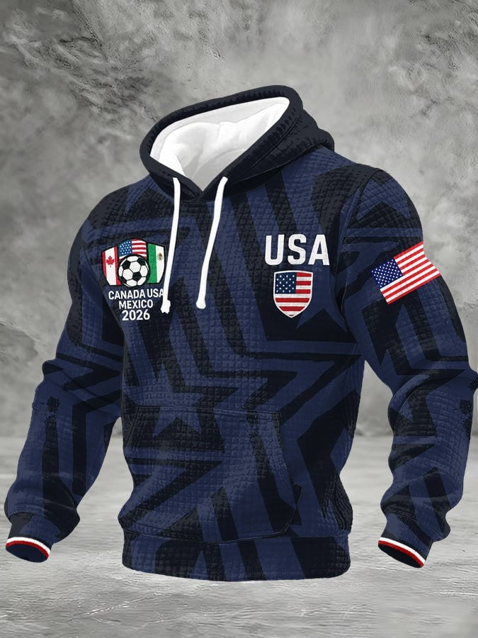 USA Soccer FIFA 2026 World Cup Hoodie Men's Game Day Clothes FIFA Merch Gifts For Soccer Fans - Lilybirchmarket