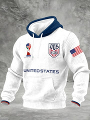 USA Soccer FIFA 2026 World Cup Hoodie Men's Game Day Clothing Best Gifts For Soccer Lovers - Lilybirchmarket