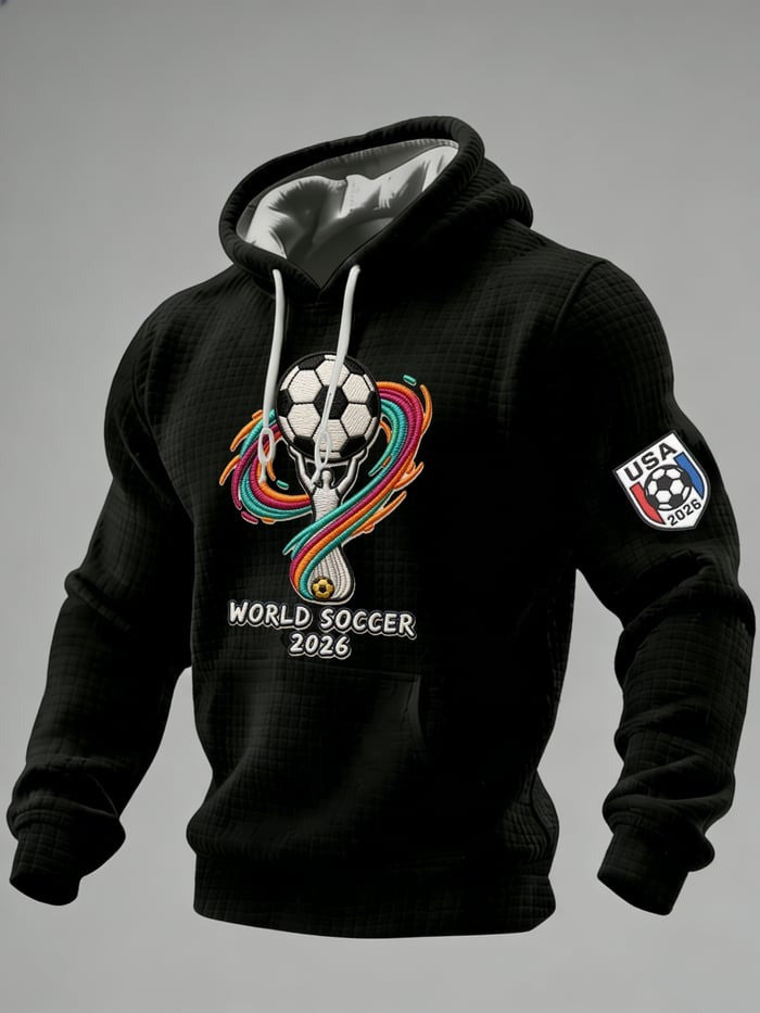 USA Soccer FIFA 2026 World Cup Hoodie Men's World Soccer FIFA Merch Gifts For Soccer Fans - Lilybirchmarket