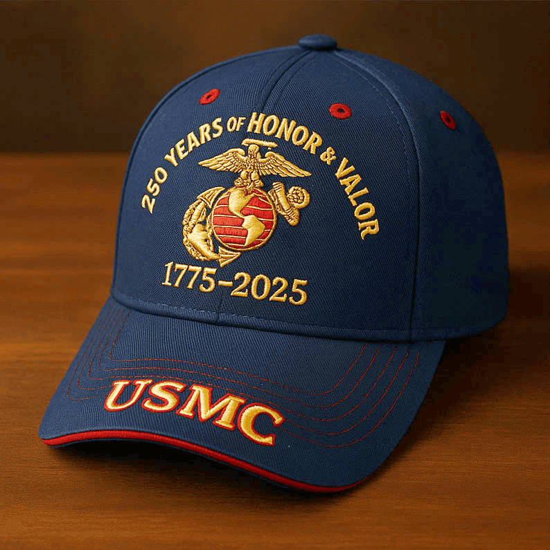 USMC 250 Years Of Honor And Valor 1775 2025 Hat Proud Marines Hat Gifts For Dad - Lilybirchmarket