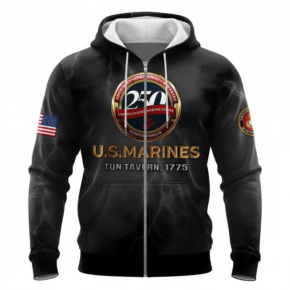 USMC 250Th Anniversary 1755 2025 Sweatshirt Marine Corps Merch Xmas Gifts For Veterans - Lilybirchmarket