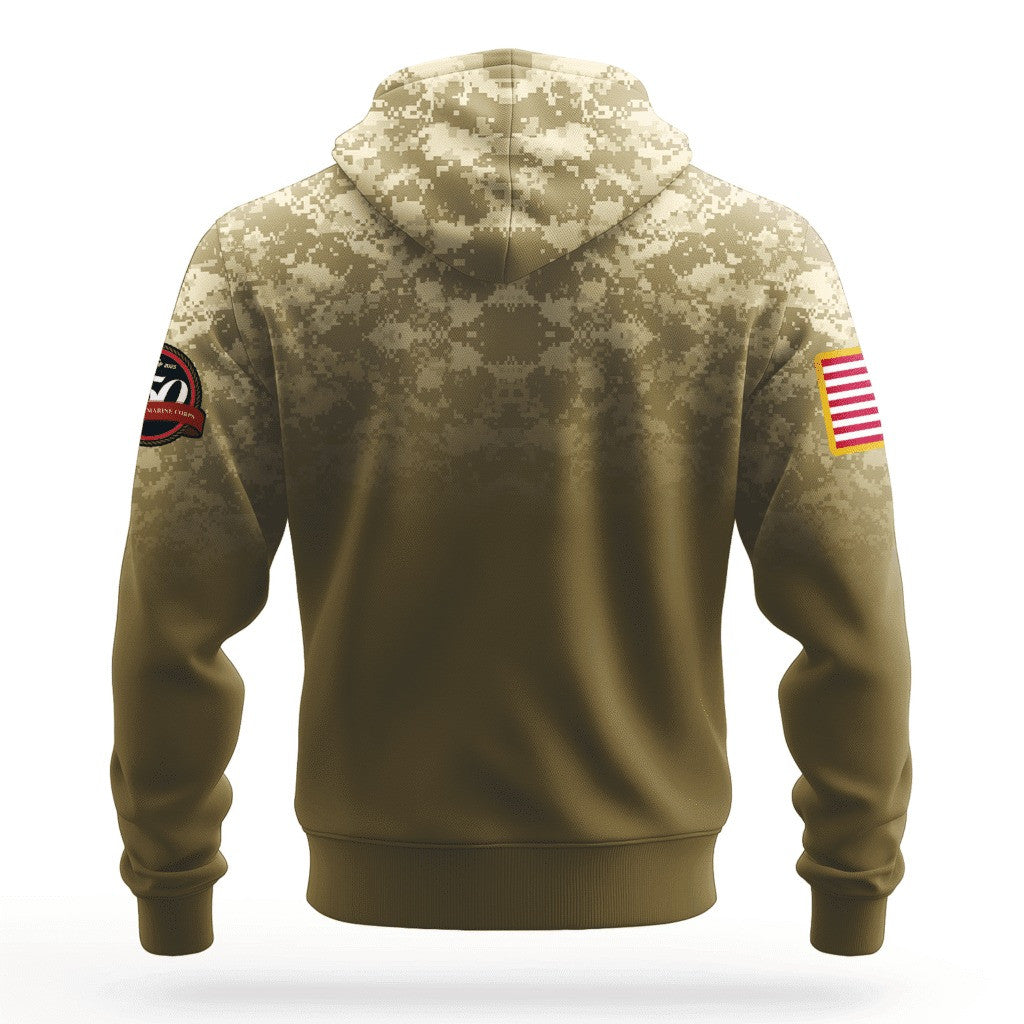 USMC 250Th Anniversary Camo Hoodie 1775 2025 Marine Corps Veteran Clothing Christmas Gifts - Lilybirchmarket
