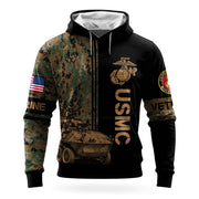 USMC 250Th Anniversary Camo Hoodie Marine Corps Veteran Apparel Best Gifts For Veterans Day - Lilybirchmarket
