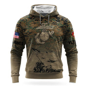 USMC 250Th Anniversary Camo Hoodie Marine Corps Veteran Clothing Best USMC Christmas Gifts - Lilybirchmarket