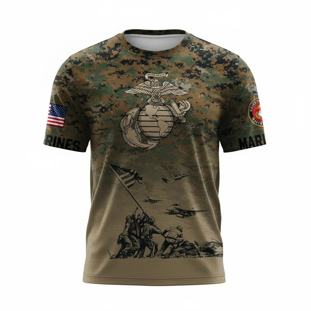 USMC 250Th Anniversary Camo Hoodie Marine Corps Veteran Clothing Best USMC Christmas Gifts - Lilybirchmarket