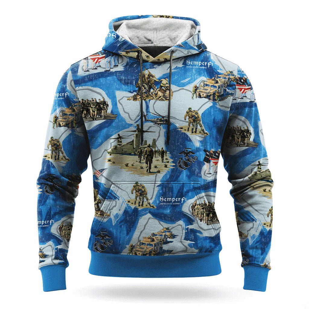 USMC 250Th Anniversary Hoodie 1775 2025 Marine Corps Veteran Clothing Gifts For Him - Lilybirchmarket