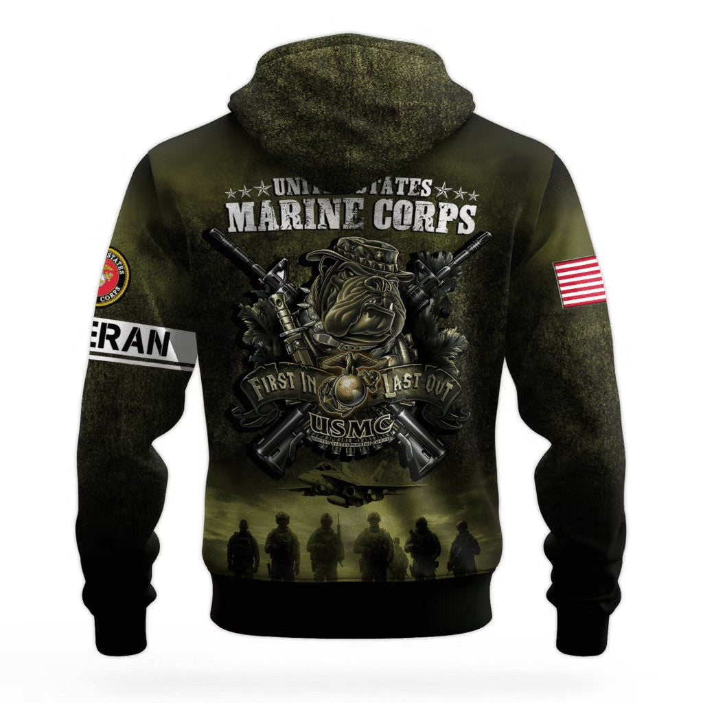 USMC Bulldog Devil Dog 250Th Anniversary Hoodie 1775 2025 Marine Corps Veteran Gift Ideas - Lilybirchmarket