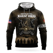 USMC Bulldog Devil Dog 250Th Anniversary Hoodie 1775 2025 Unique Marine Corps Veteran Merch - Lilybirchmarket