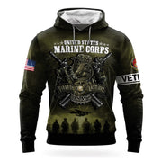 USMC Bulldog Devil Dog 250Th Anniversary Hoodie Marine Corps Merch Veteran Gift Ideas - Lilybirchmarket