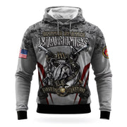 USMC Devil Dog 250Th Anniversary Hoodie 2025 Marine Corps Veteran Apparel Vet's Day Gifts - Lilybirchmarket