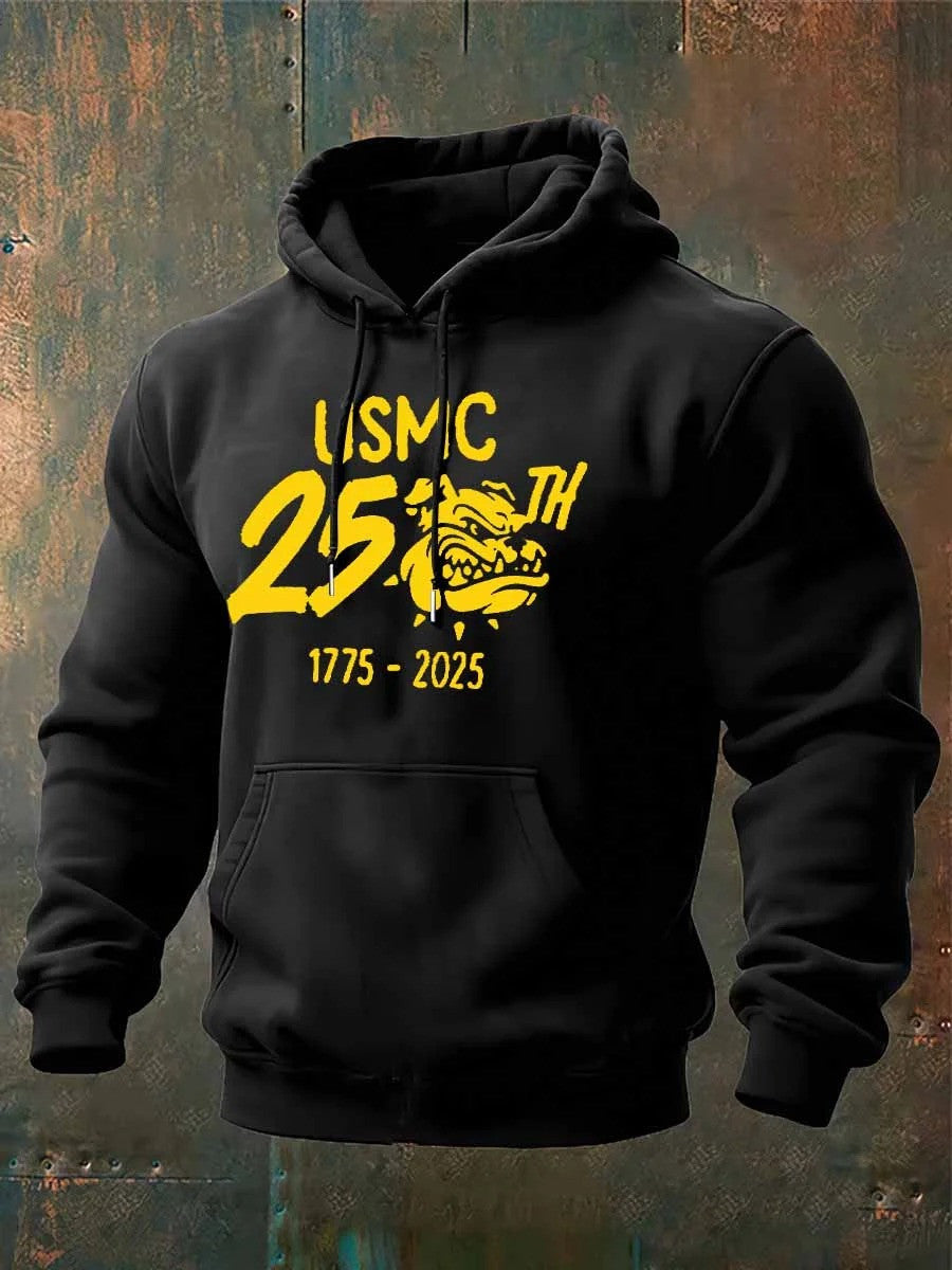 USMC Devil Dog 250th USA Anniversary Hoodie 1775 2025 Unique Gifts For Marine Veteran - Lilybirchmarket