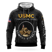 USMC Tun Tavern 1775 Hoodie Semper Fidelis 250Th Anniversary Merch USMC Christmas Gifts - Lilybirchmarket