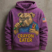 USMC Veteran Devil Dog Crayon Eater Hoodie 3D Print Marine Corps Veterans Clothing - Lilybirchmarket