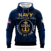 USN Navy Force By The Sea 250Th Anniversary Hoodie 1775 2025 Patriotic Navy Veteran Clothing - Lilybirchmarket