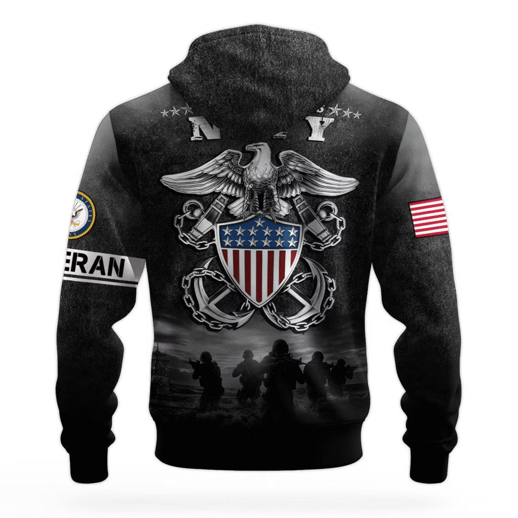 USN Navy Veteran 250Th Anniversary Hoodie Patriotic US Navy Veteran Apparel Gifts 2025 - Lilybirchmarket