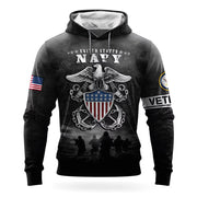 USN Navy Veteran 250Th Anniversary Hoodie Patriotic US Navy Veteran Apparel Gifts 2025 - Lilybirchmarket