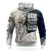 USN Navy Veteran 250Th Anniversary Hoodie Patriotic USN Merch US Navy Retired Apparel - Lilybirchmarket