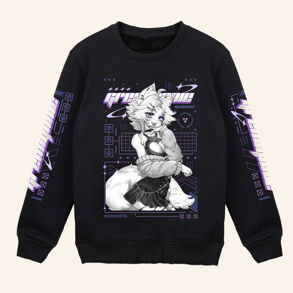 Uwumarket Merch Gremlynnie Fluffy And Rowdy Crewneck Sweatshirt Gifts For Her - Lilybirchmarket
