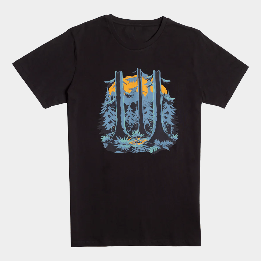 Valheim Merch Black Forest T-Shirt Birthday Gift Ideas For Him - Lily Birch Market