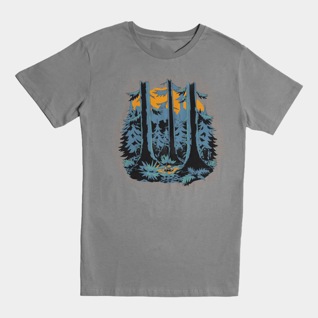 Valheim Merch Black Forest T-Shirt Good Gifts For Boyfriend - Lily Birch Market